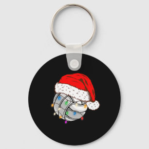 Chaveiro Bola de Voleibol Santa Hat Esportes Engraçados Xm