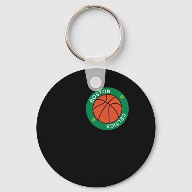 Chaveiro Bola Dedicada Ao Basquete De Boston Celtics Te (Frente)