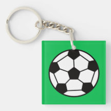 Bola Engraçada De Futebol Em Fundo Verde