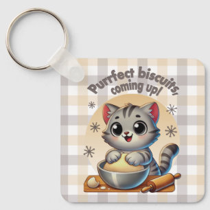 Chaveiro "Bolachas Puras, a subir" Gato de Conhecimento