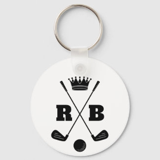Chaveiro Bolas de Golfe Personalizadas com Nome e Marca