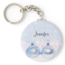 Bolas de Natal de Prata Festiva na Neve