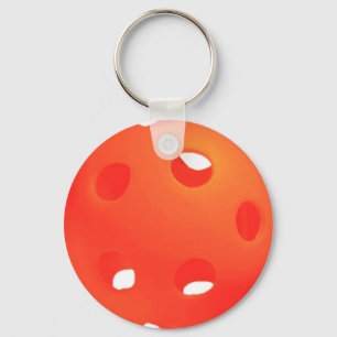 Chaveiro Bolas de Picleball, Bolas de Picleball Laranja em