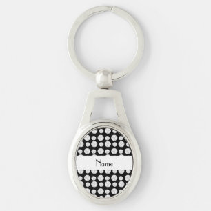 Chaveiro Bolas pretas conhecidas personalizadas do voleibol