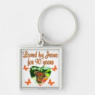 CHAVEIRO BOLETA DE ANIVERSÁRIO DE 90