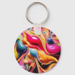 Chaveiro Bolhas de Abstrato intermitentes