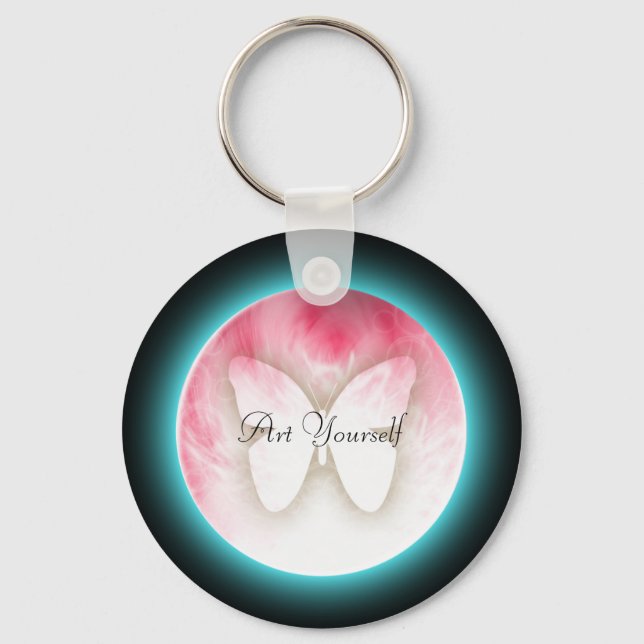 Chaveiro Bolhas de Borboleta (Frente)