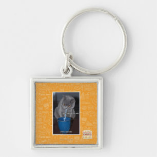 Chaveiro Bolhas dos sopros no leite do ur