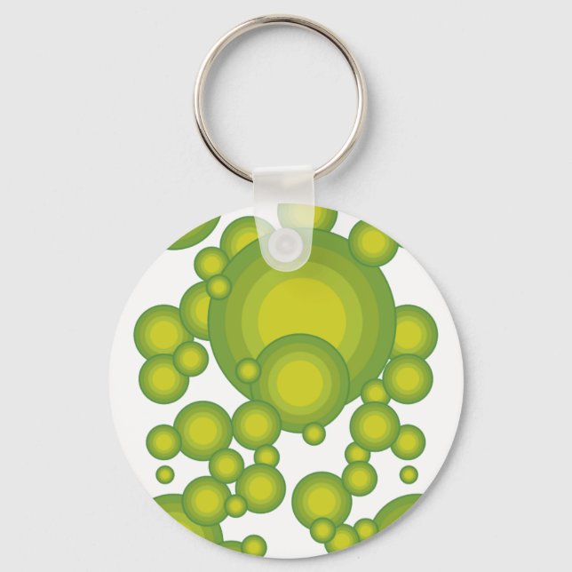 Chaveiro Bolhas verdes (Frente)