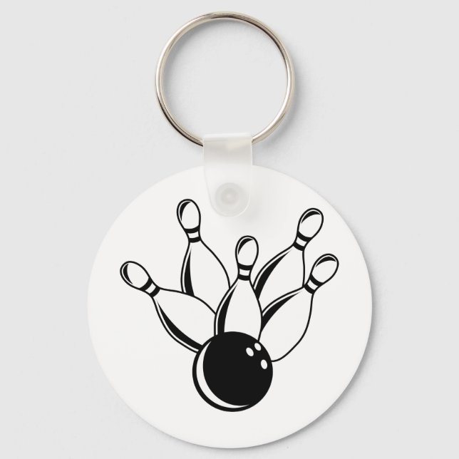 Chaveiro Boliche de dez pinos (Frente)