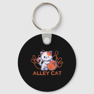 Chaveiro Boliche de Gato beco Equipe Humor Engraçado Cats V