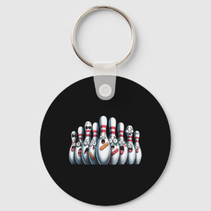 Chaveiro Boliche Engraçada Pins Boliches Cuja Festa Assusta