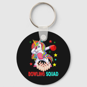 Chaveiro Boliche Esquadrão Dabbing Unicorn Player - Figurin