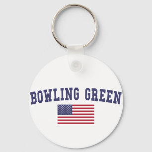 Chaveiro Boliche Green US Flag