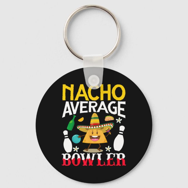 Chaveiro Boliche Nacho Average Cinco De Mayo Mexicano (Frente)