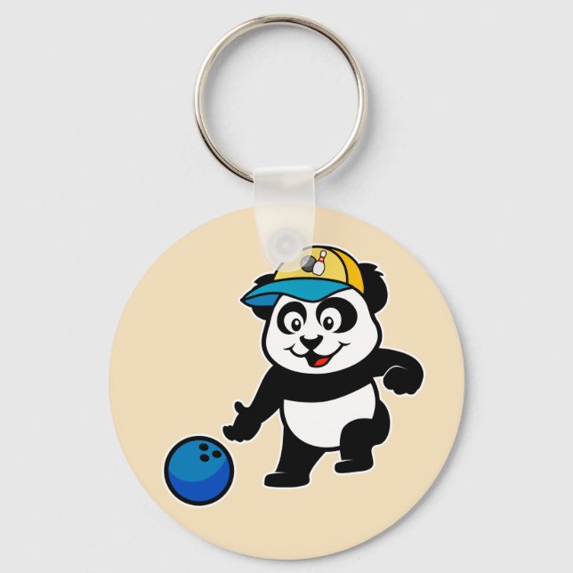 Chaveiro Boliche Panda (Frente)