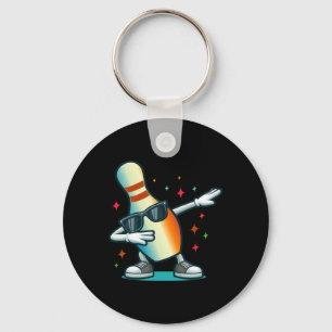 Chaveiro Boliche Pin Dabbing Sungles Bowler Player Kids Boy