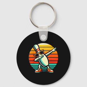 Chaveiro Boliche Pin Dabbing Sungles Bowler Player Kids Boy
