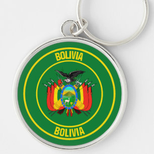 Chaveiro Bolívia Round Emblem