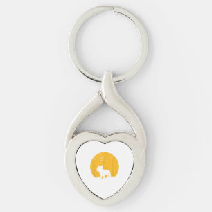 Chaveiro Bolldog Francês Gift Halloween Para O Cachorro