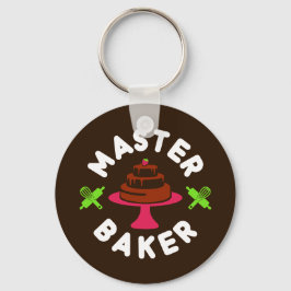 Chaveiro Bolo de Chocolate Mínimo Mestre Baker