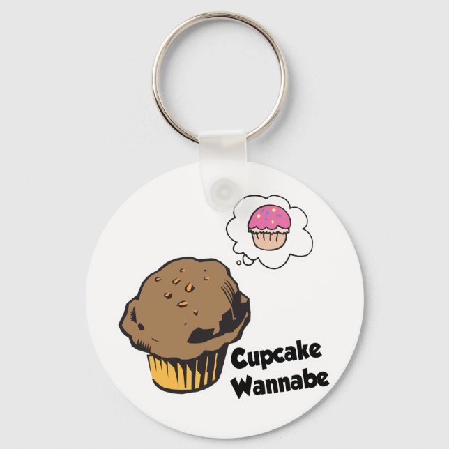 Chaveiro Bolo de Copo Sonhador Muffin (Frente)