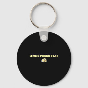 Chaveiro Bolo de libra de limão engraçado