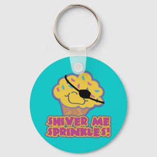 Chaveiro Bolo de Pirata com Confeitos