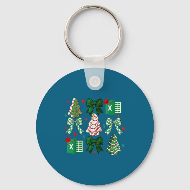 Chaveiro Bolos de Natal Coquette Planilhas Contador (Frente)