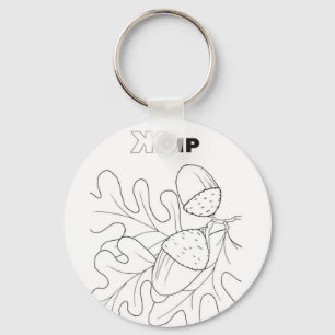 Chaveiro bolota-de-cirílico sérvio