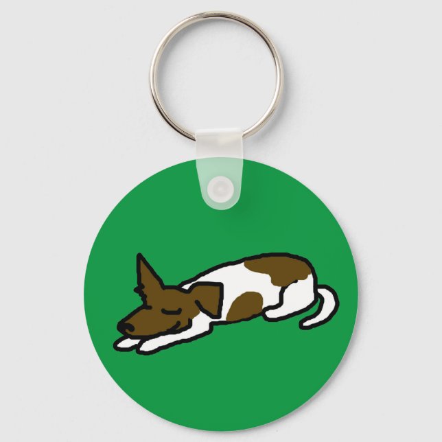 Chaveiro Bolsa Cartoon Jack Russell (Frente)
