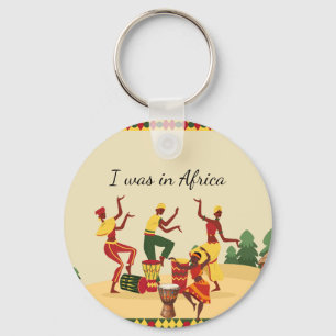 Chaveiro Bolsa de mão com padrão africano Impressão Ankar