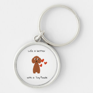 Chaveiro bolsa de poodle toy
