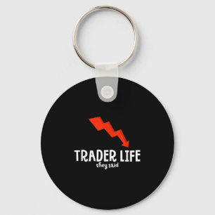 Chaveiro Bolsa de Valores do Funny Day Trader Life Cote Grá