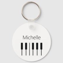 Bolsa tote de teclas de piano personalizadas para 