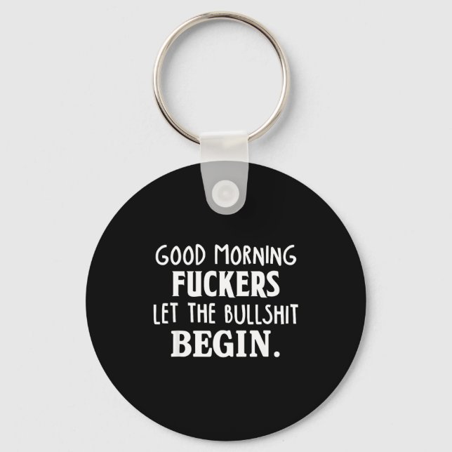 Chaveiro Bom Dia Forers Deixe O Touro Começar Divertido Sar (Frente)