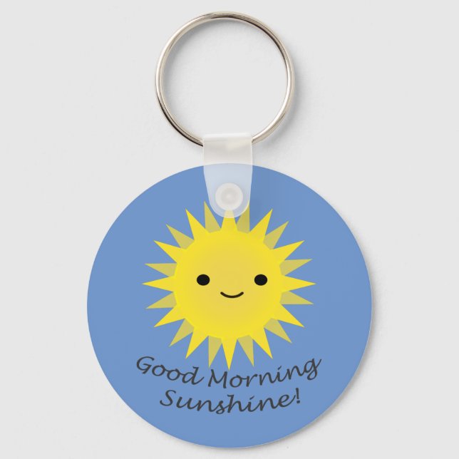 Chaveiro Bom dia Sunshine Cute Kawaii Sun (Frente)