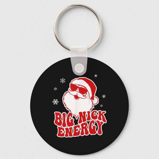 Chaveiro Bom Natal Grande Nick Energy Papais noeis Adulto M (Frente)