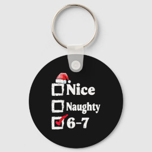 Chaveiro Bom Travesso 6 7 Meme 6 7 Natal Seis Sete Xmas