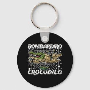 Chaveiro Bombardiro-crocodilo italiano-cérebro Sem Quedas M