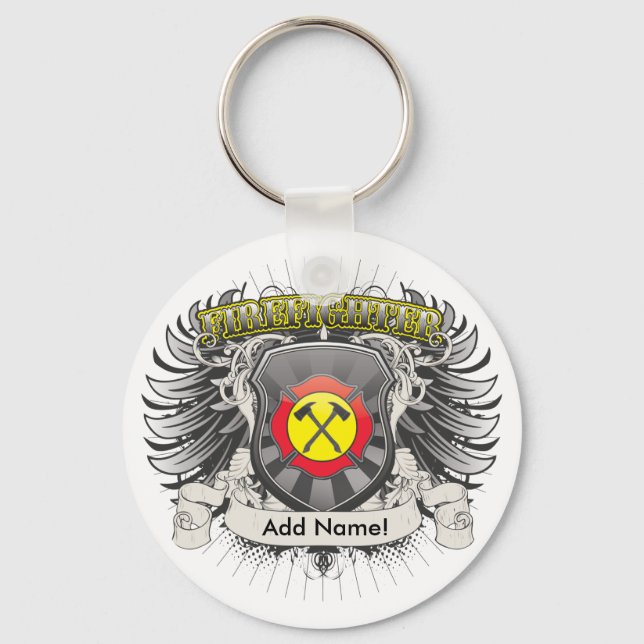 Chaveiro Bombeiro Heraldry (Frente)