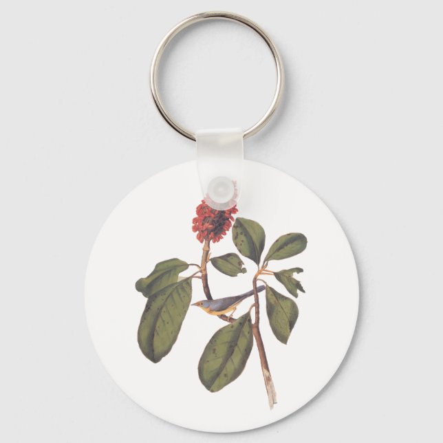 Chaveiro Bonaparte Flycatcher Canada Warbler Audubon Bird (Frente)