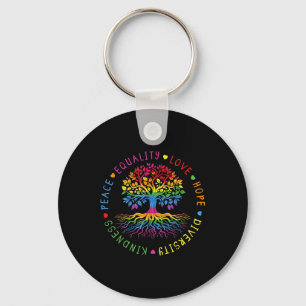 Chaveiro Bondade Paz Igualdade Amor Esperança Diversidade H