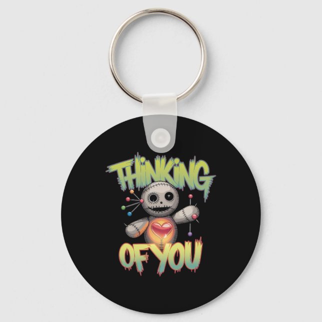 Chaveiro Boneca-Voodoo Fofa Humor Negro Amor Sarcasmo Maldi (Frente)