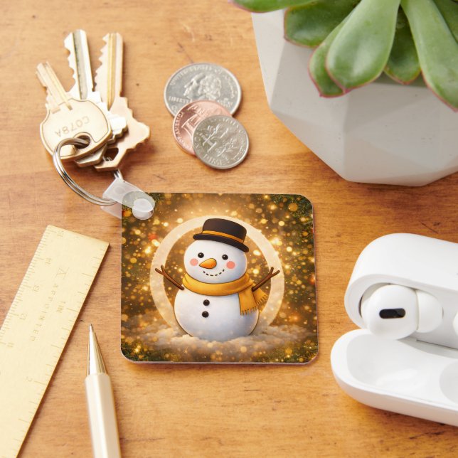 Chaveiro Boneco de neve (Mesa)
