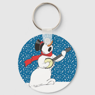 Chaveiro Boneco de Neve com Banjo