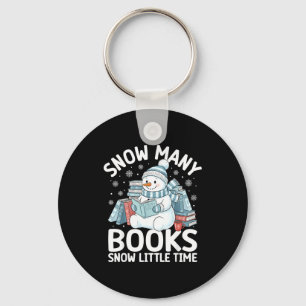 Chaveiro Boneco de Neve Leitura de Natal Tantos Livros Home