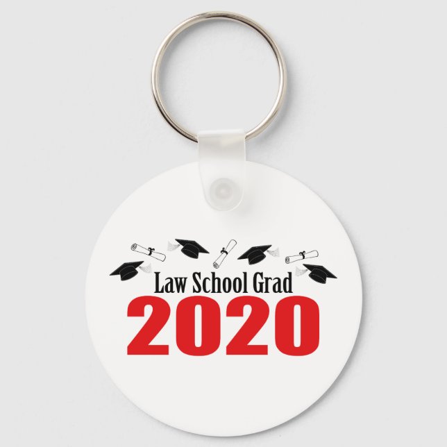 Chaveiro Bonés E Diplomas Da Faculdade De Direito 2020 (Ver (Frente)