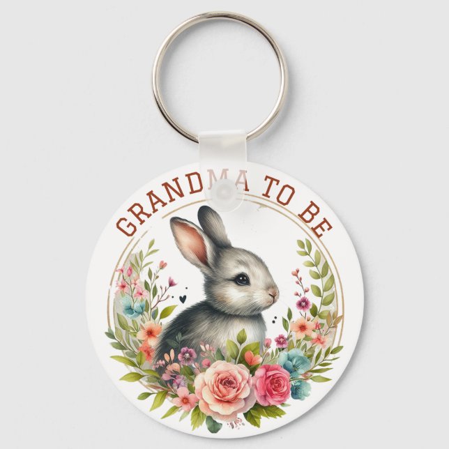 Chaveiro Bonita Blossom Vovó Para Ser Anunciada (Frente)