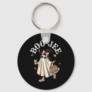 Chaveiro Bonita Boo Jee Ghost Halloween Leopard Ghost Coffe